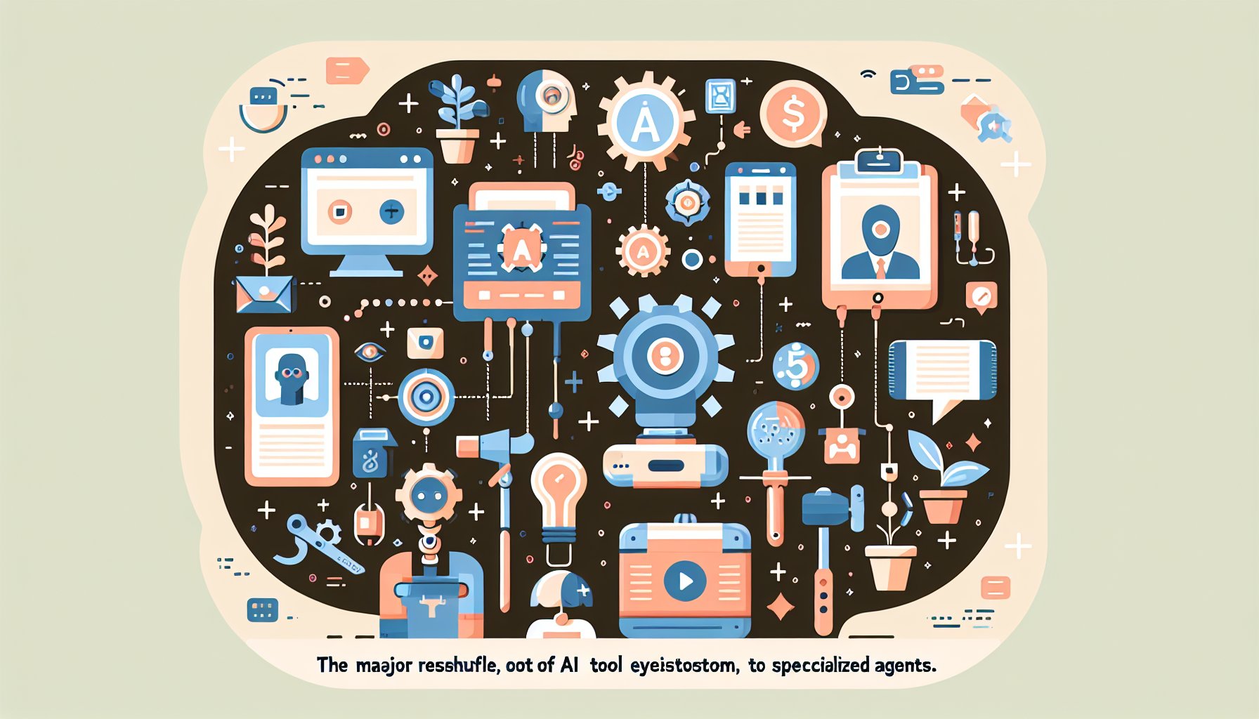 2026年AI工具生態大洗牌：從聊天機器人到專業化Agent，5大類工具深度評測 功能對比圖