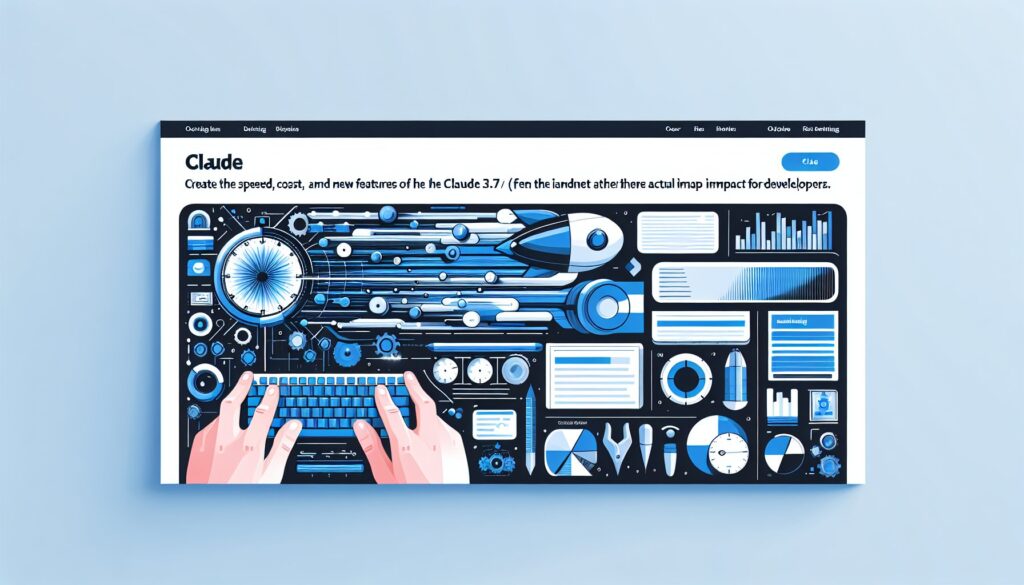 Claude 3.7 Sonnet 全面解析：速度、費用、新功能對開發者的實際影響 封面圖