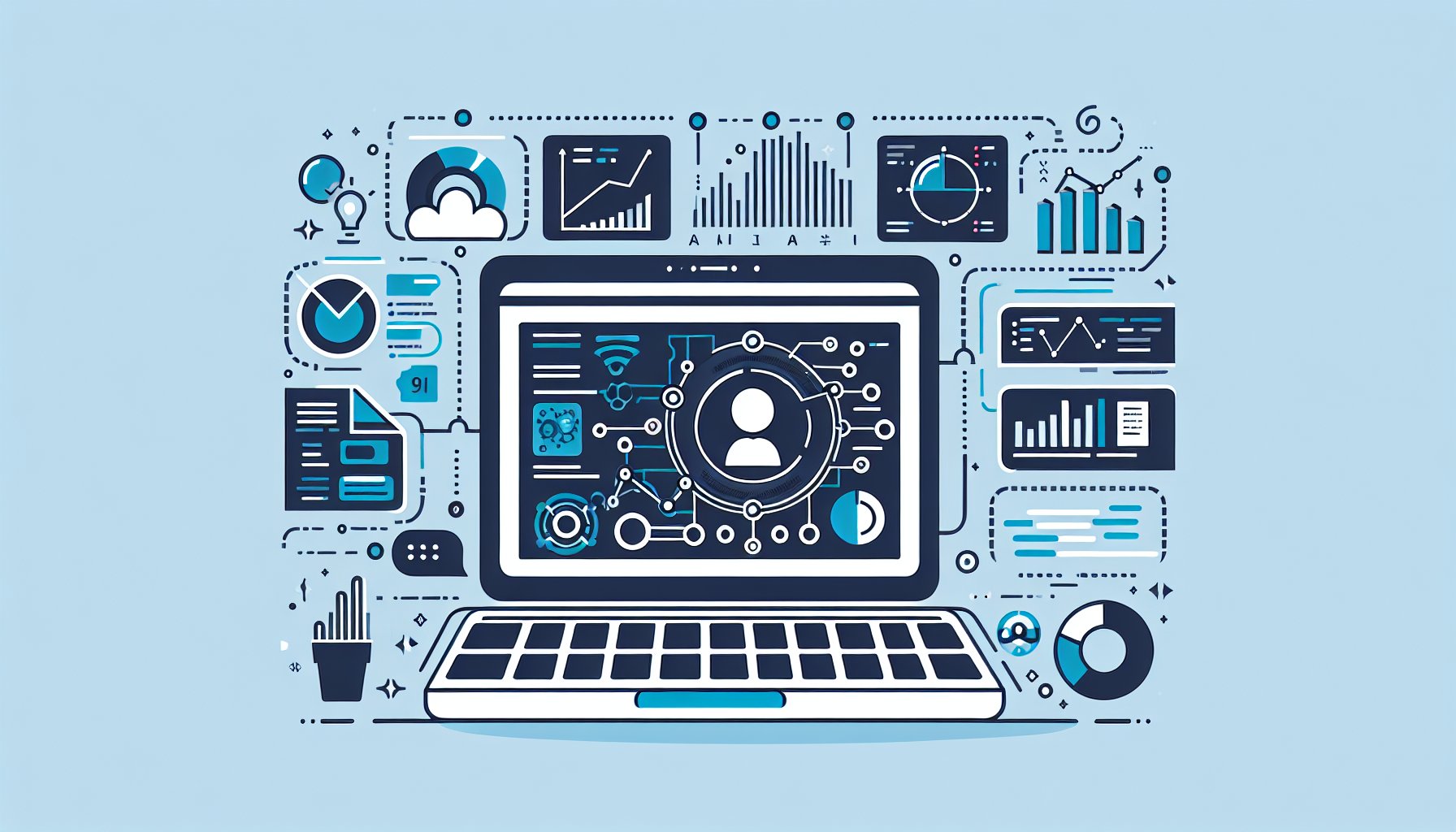 Perplexity AI 介面示意圖