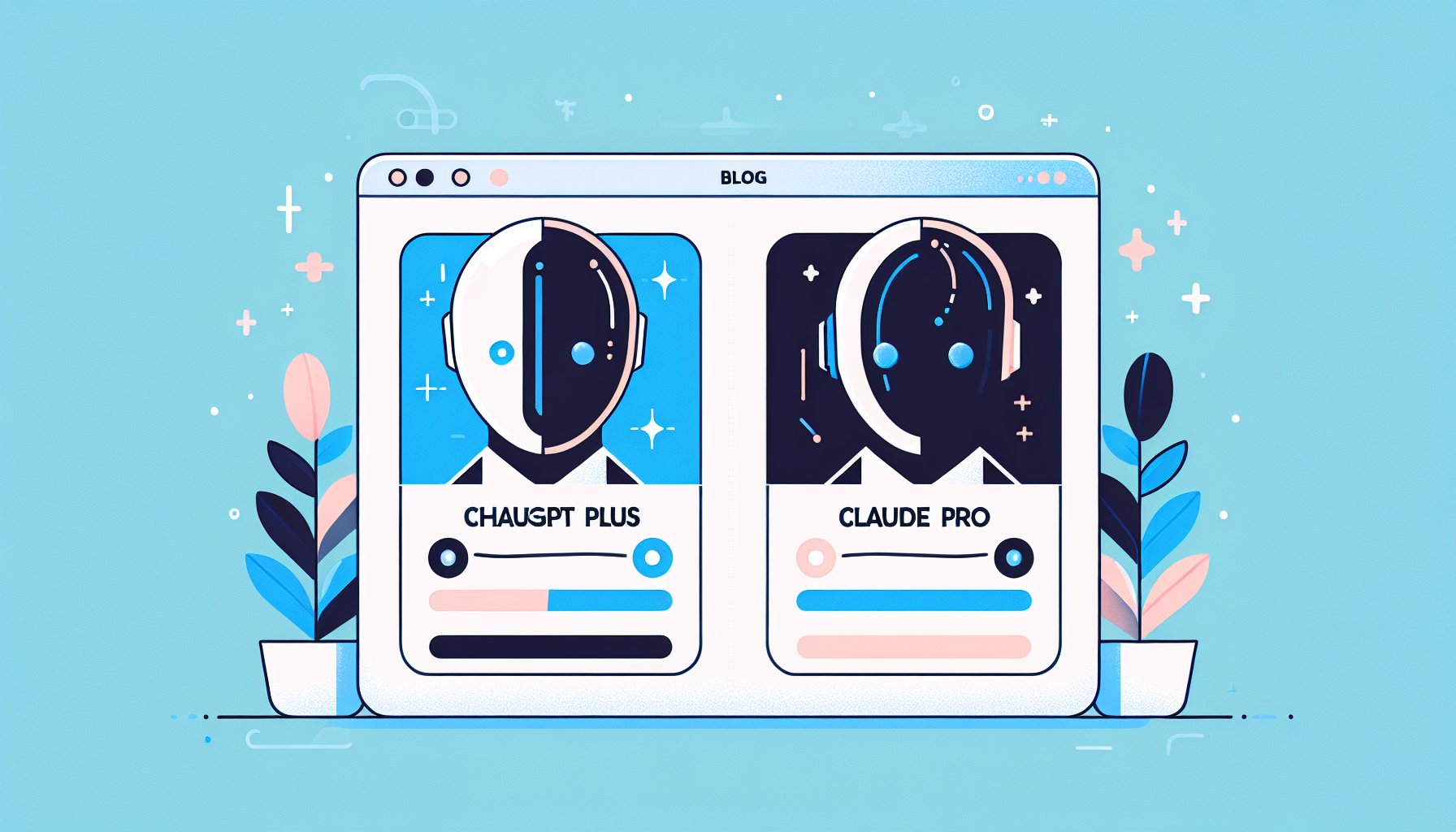 ChatGPT Plus vs Claude Pro 規格比較圖