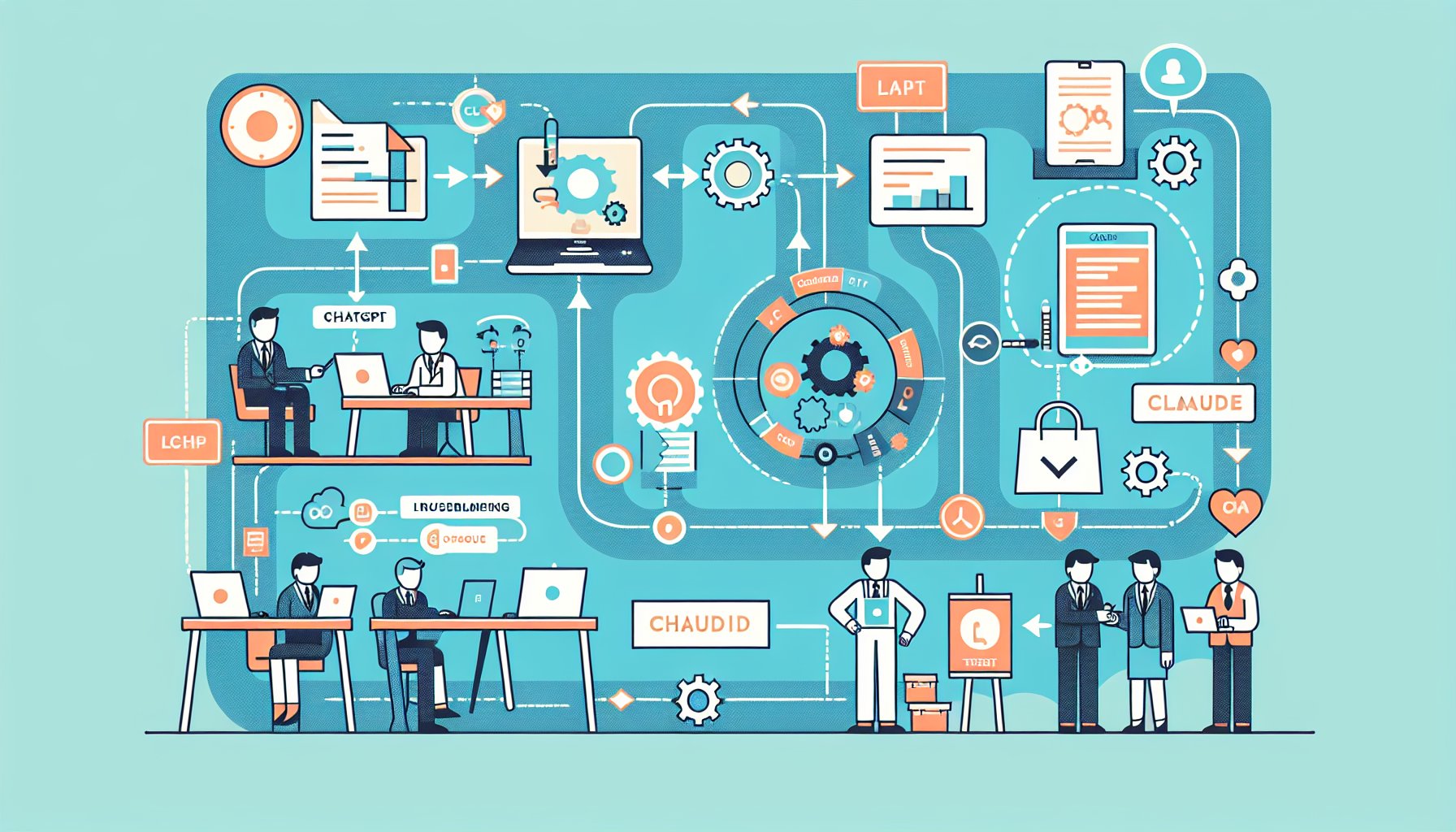 ChatGPT / Claude — workflow diagram