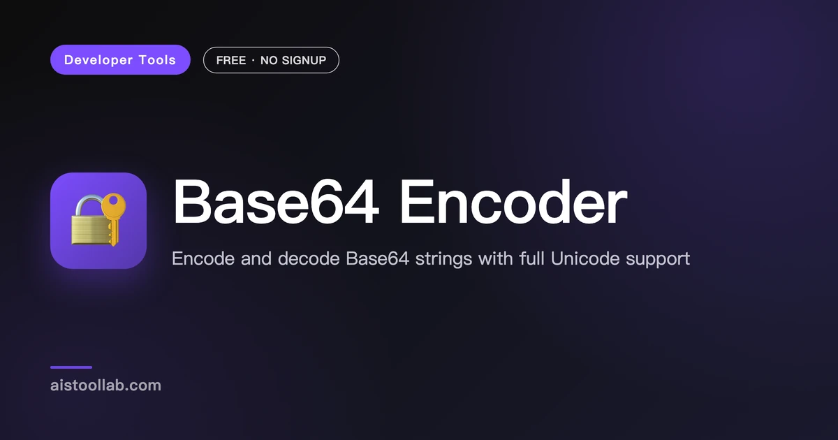 Base64 Encoder & Decoder | Encode & Decode - AI Tool Lab