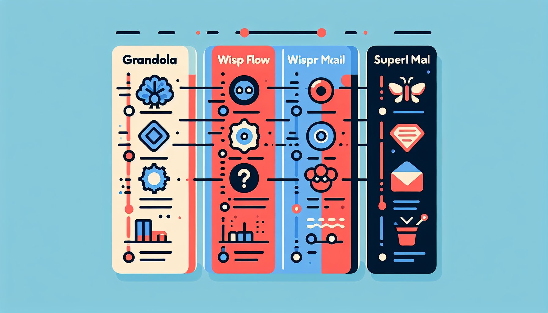Granola vs Wispr Flow vs Superhuman Mail: The Best AI Productivity Tools in 2026 — comparison chart