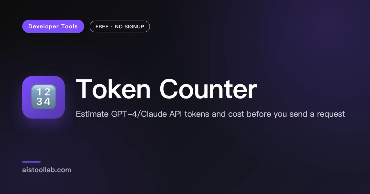 GPT Token Counter | Count Tokens in Text - AI Tool Lab