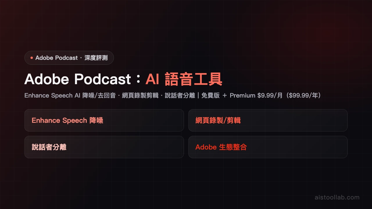 Adobe Podcast - AI's Tool Lab
