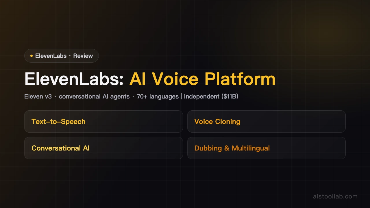 ElevenLabs - AI's Tool Lab