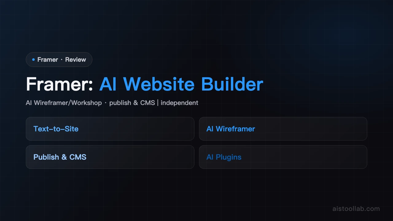 Framer - AI's Tool Lab