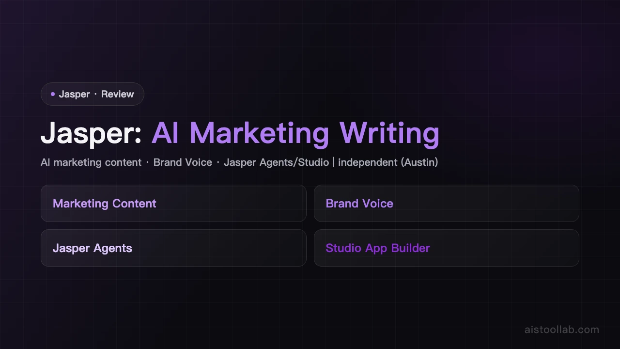 Jasper - AI's Tool Lab
