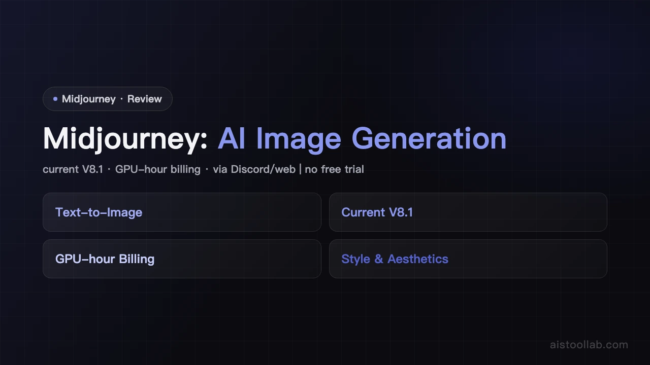 Midjourney V8.1 - AI's Tool Lab