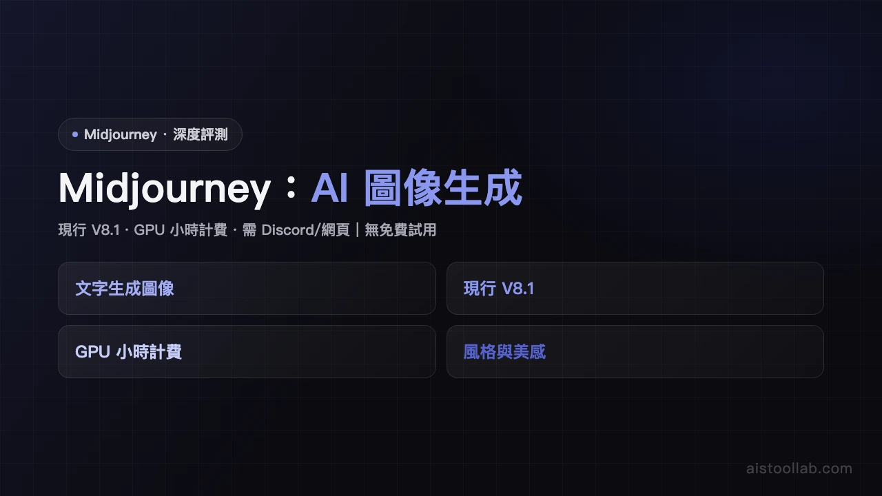 Midjourney V8.1 - AI's Tool Lab