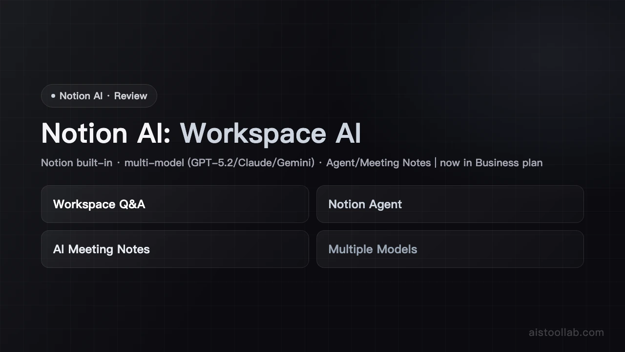 Notion AI - AI's Tool Lab