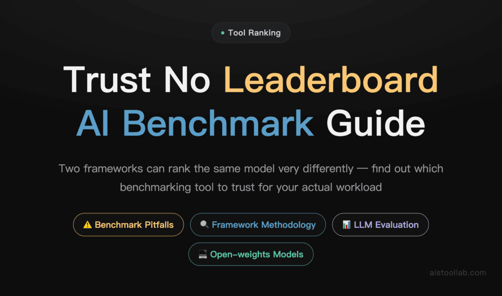 Best AI Model Benchmarking Tools & Frameworks Ranked by Usability and Accuracy in 2026 cover
