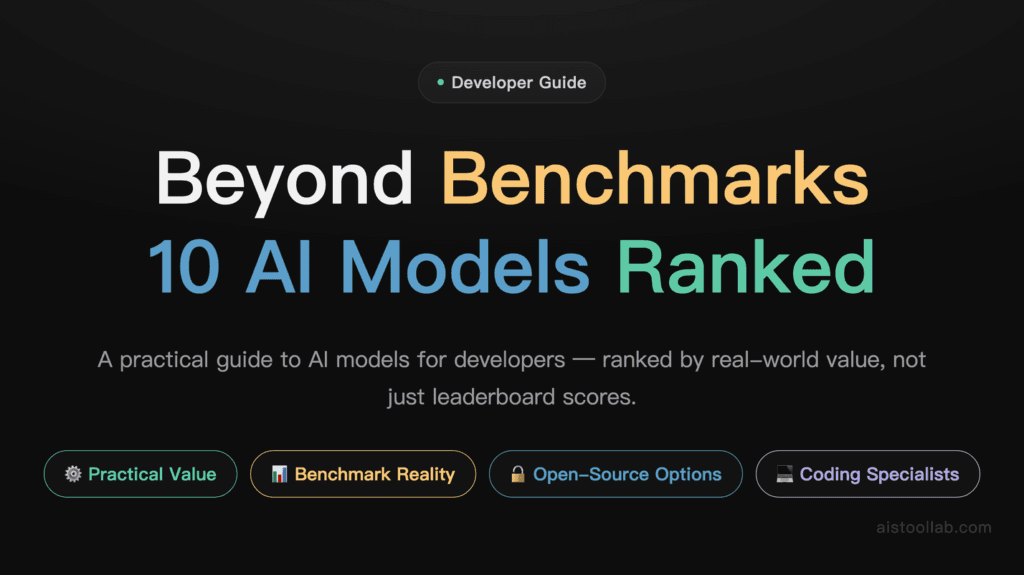 10 Essential AI Models Every Developer Should Know in 2026: Ranked by Performance, Capability & Practical Value cover