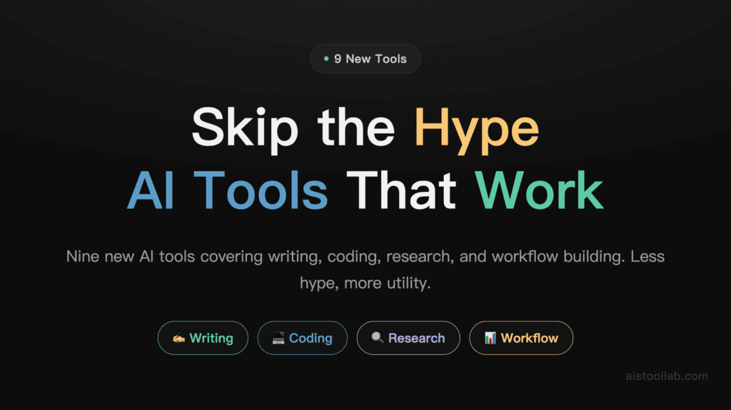 9 Best New AI Tools Launched in 2026: What Actually Works Beyond the Hype cover