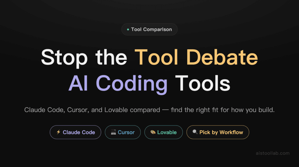 Claude Code vs Cursor vs Lovable: Which AI Coding Tool Should You Choose in 2026? cover
