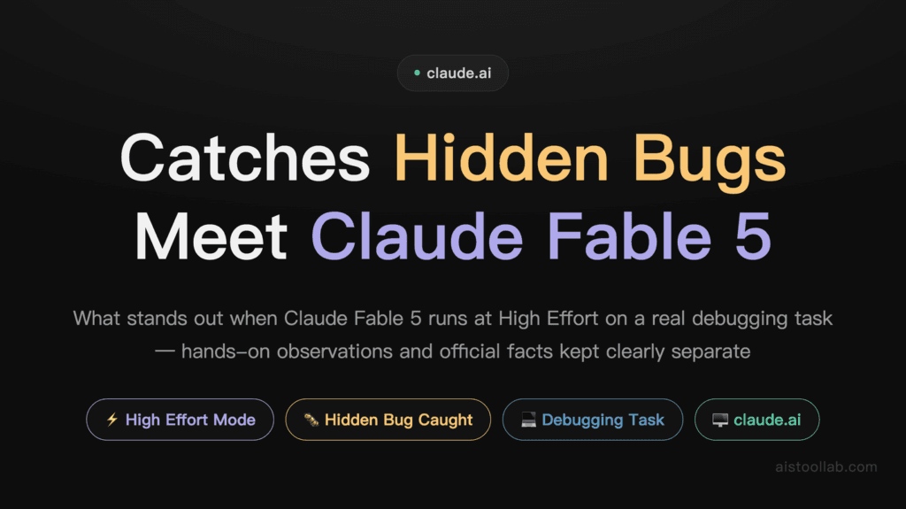 Claude Fable 5 Hands-On: I Tested It in claude.ai at High Effort (2026) cover