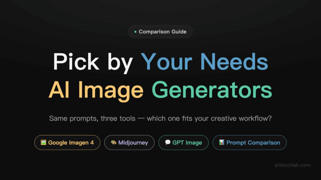 Google Imagen 4 vs Midjourney vs GPT Image: The Best AI Image Generator in 2026 cover