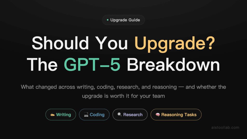 GPT-5 Breakdown: What Actually Changed and Whether You Should Upgrade cover