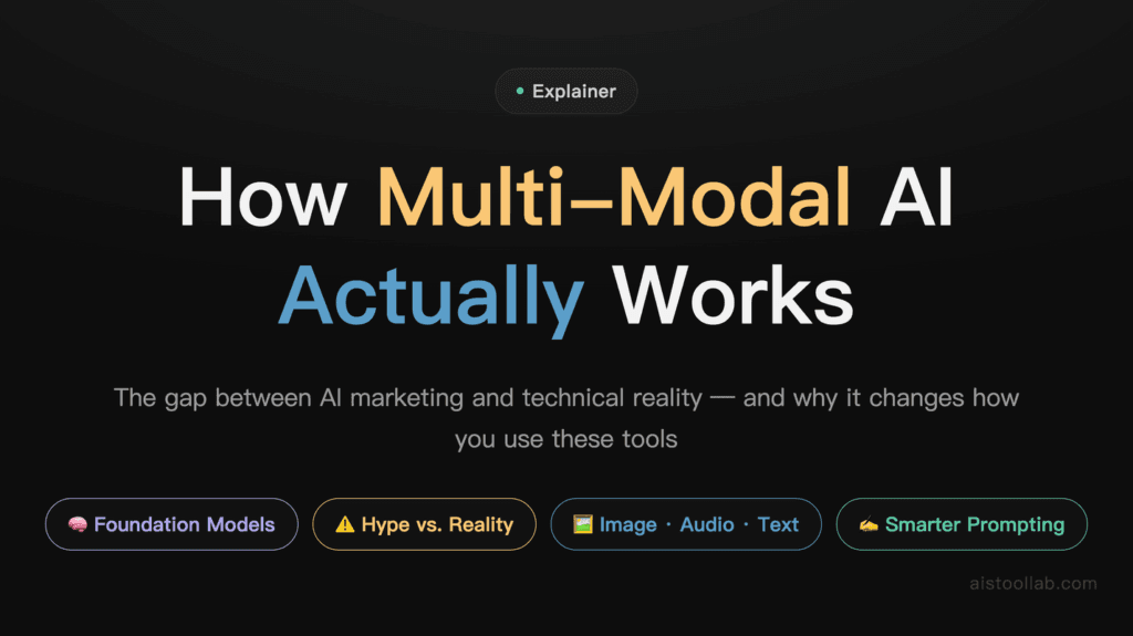 Multi-Modal AI and Foundation Models in 2026: How the Next Generation of AI Actually Works cover