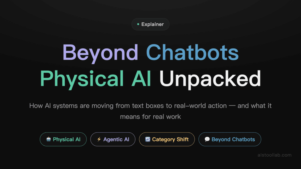 Physical AI and Agentic AI in 2026: The Next Frontier Beyond Chatbots cover