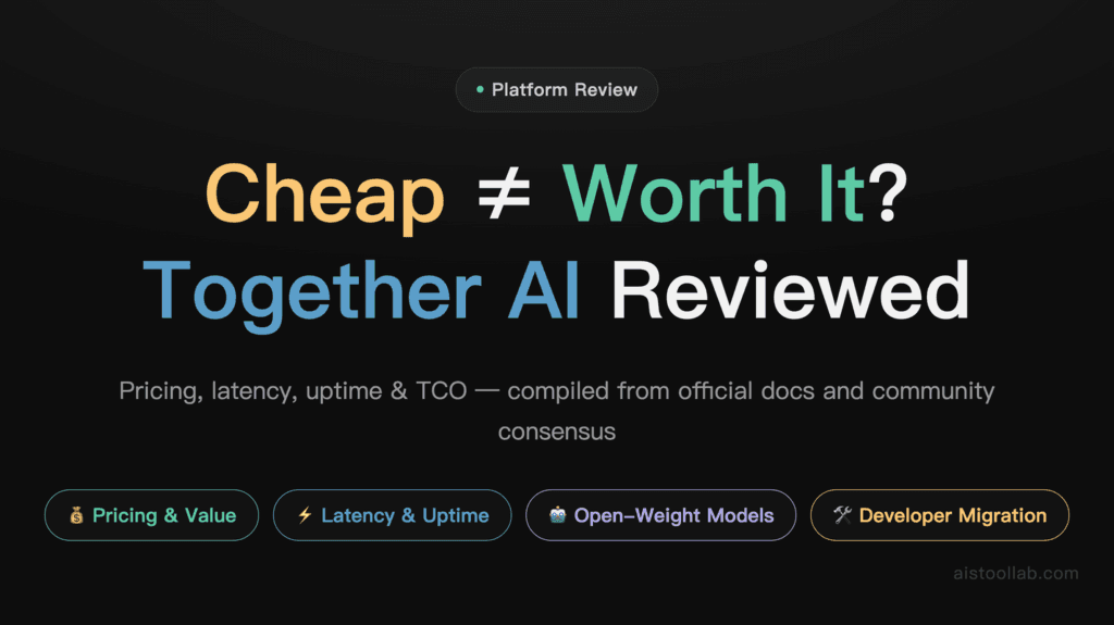 Together AI Review 2026: Affordable Inference Platform for AI Models cover