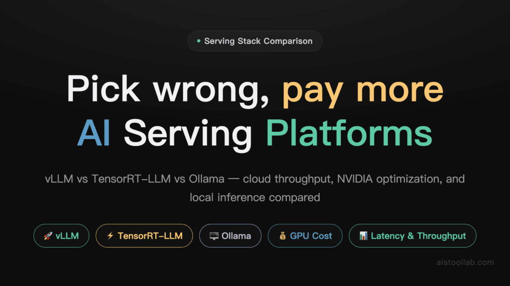 AI Model Serving Platforms Compared 2026: vLLM vs TensorRT vs Ollama — Benchmark Performance, Latency, and Real-World Deployment cover